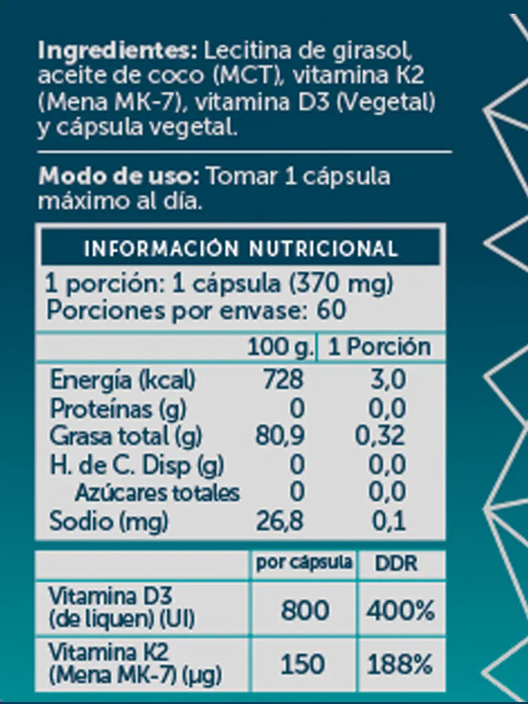 Vitamina D3-K2 Plus - WELLPLUS