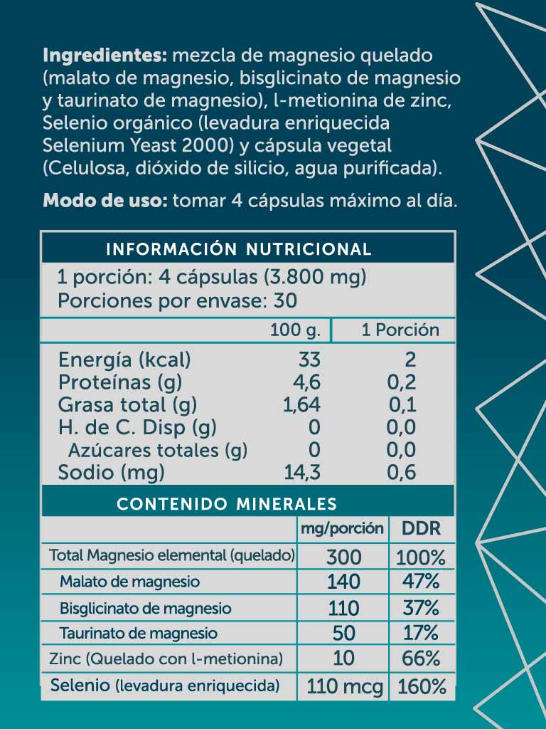 Triple Magnesio quelado + Zinc - WELLPLUS
