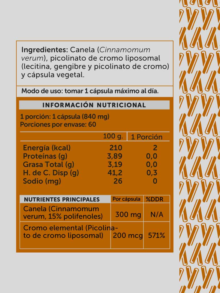 Cromo Plus Canela - WELLPLUS