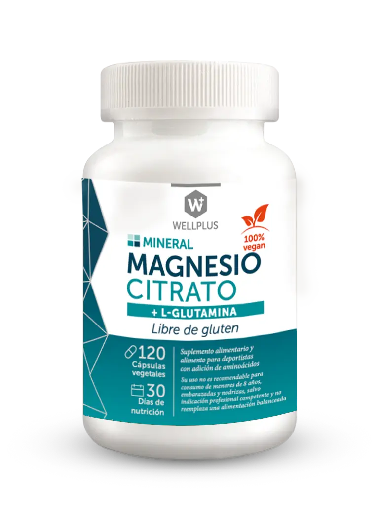 Magnesio Citrato + glutamina - WELLPLUS