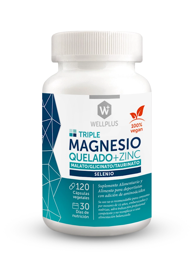 Triple Magnesio quelado + Zinc - WELLPLUS