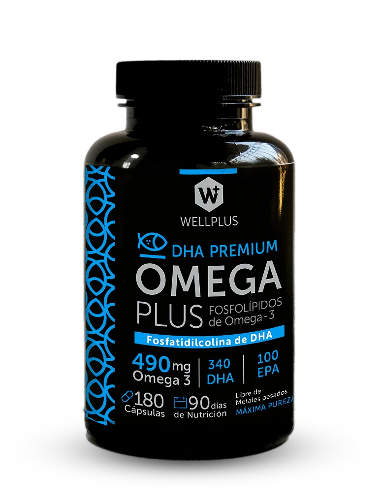Omega Plus 490 mg 180 cápsulas - WELLPLUS