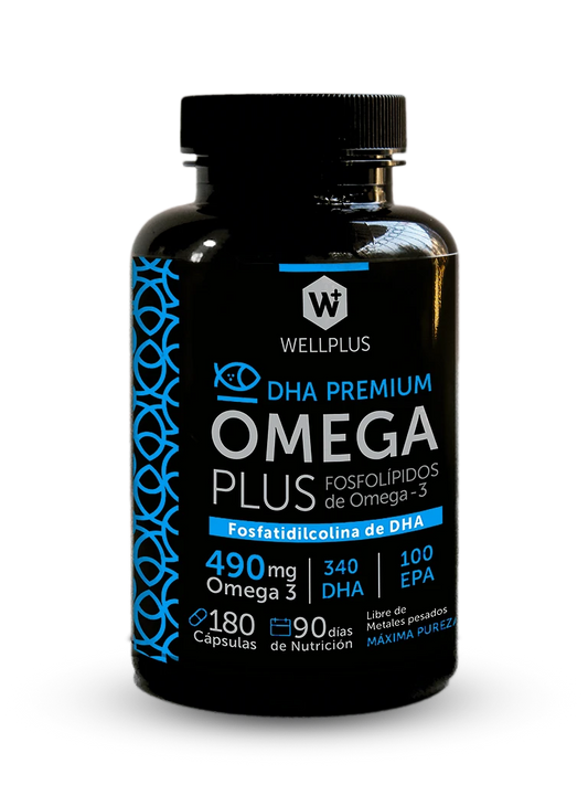 Omega Plus 490 mg 180 cápsulas - WELLPLUS