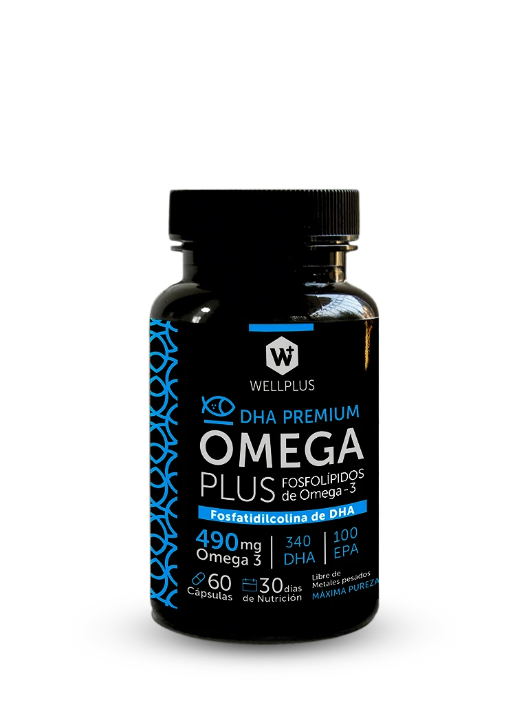 Omega Plus 490 mg 60 cápsulas - WELLPLUS