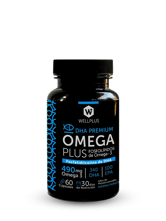 Omega Plus 490 mg 60 cápsulas - WELLPLUS