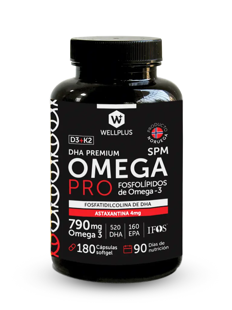 Omega Pro 790mg 180 cápsulas - WELLPLUS