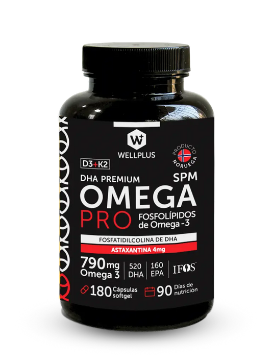 Omega Pro 790mg 180 cápsulas - WELLPLUS