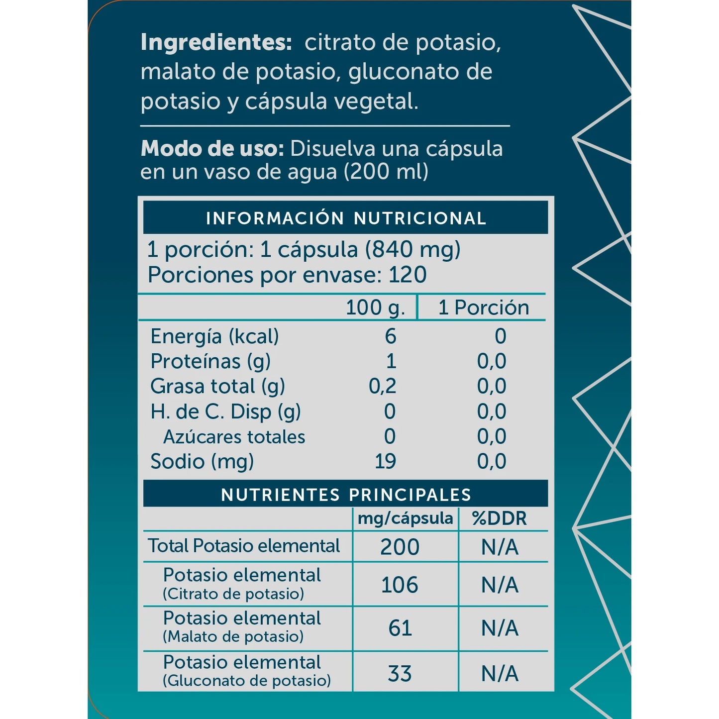 Triple Potasio Quelado - WELLPLUS
