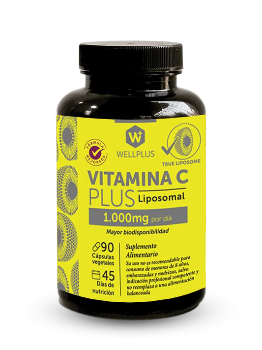 Vitamina C 90 cápsulas - WELLPLUS